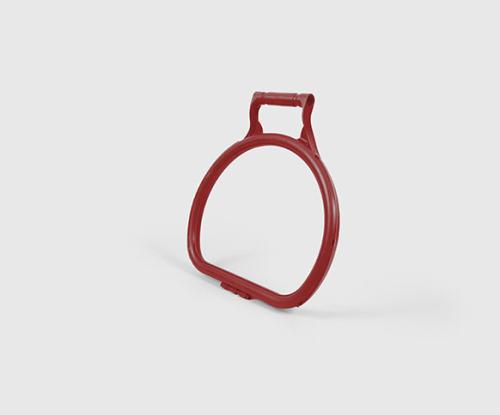 Polypropylene Bag Hoop - 355mm          - Red